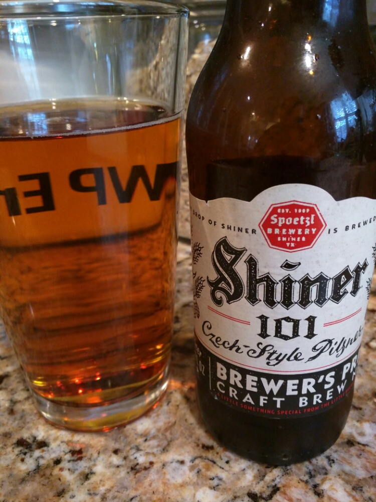 Shiner 101 Czech Style Pilsner