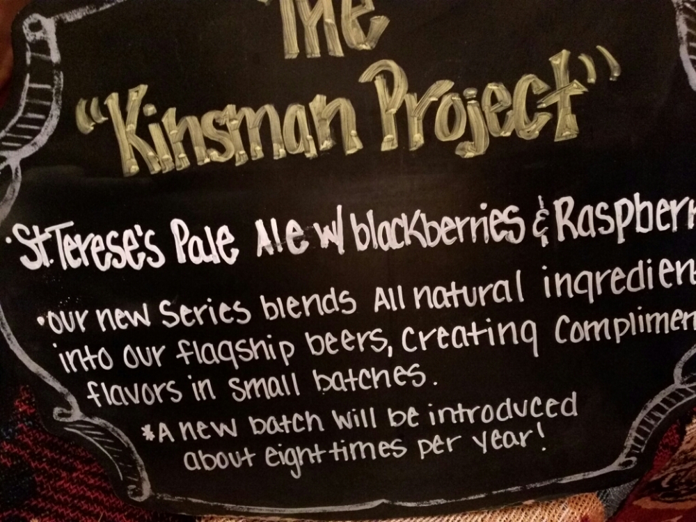 The Kinsman Project: Saint Terese’s Berry Pale Ale