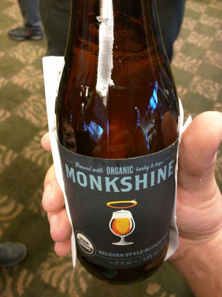 Monkshine Organic Belgian Style Blonde Ale
