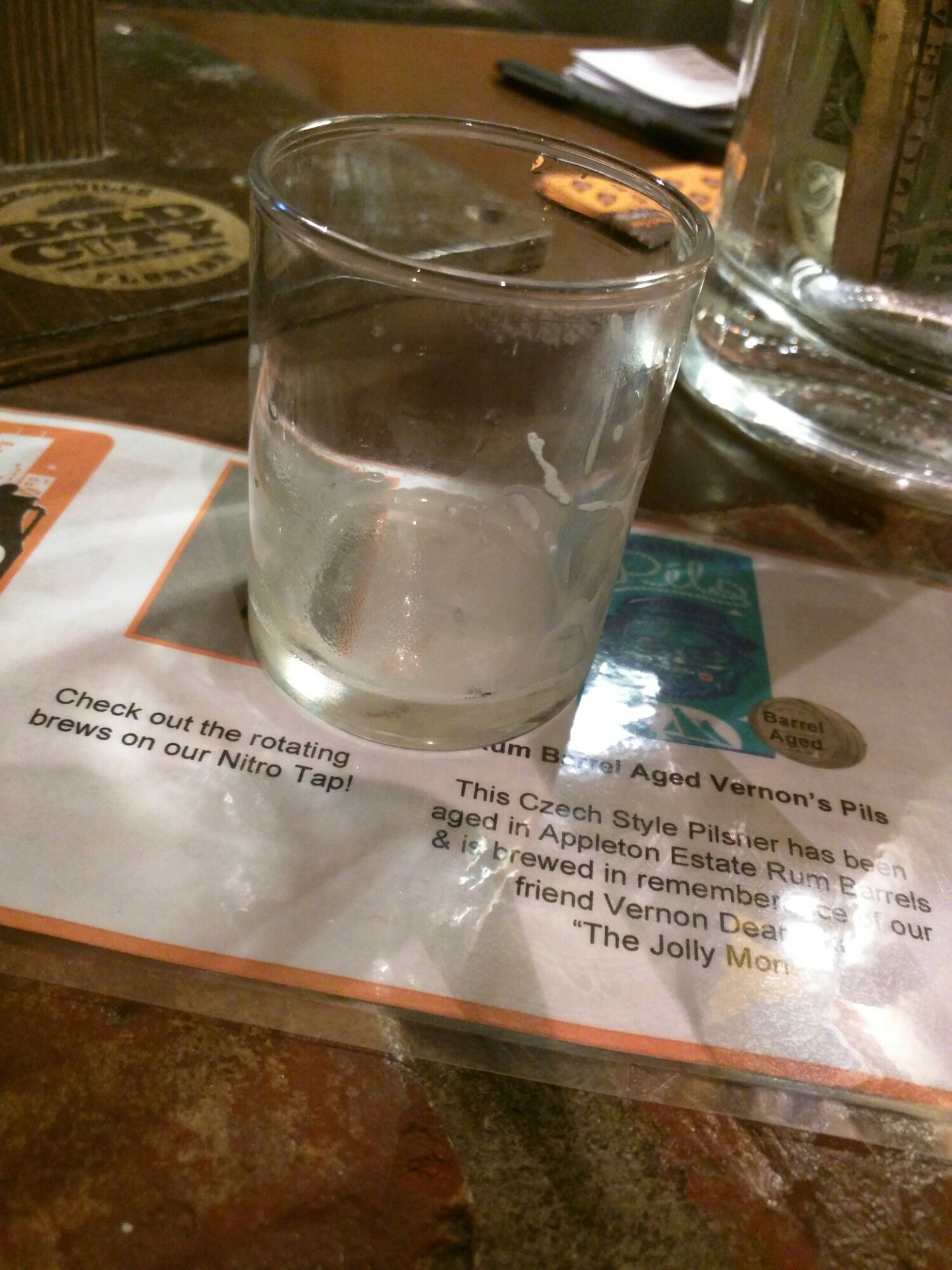 Rum Barrel Aged Vernon’s Pils