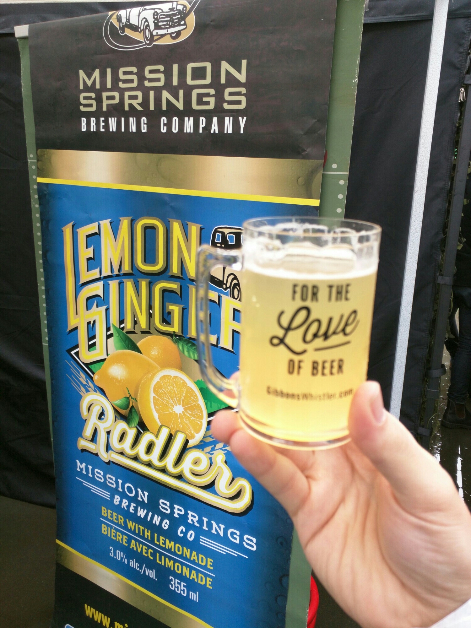 Lemon Ginger Radler