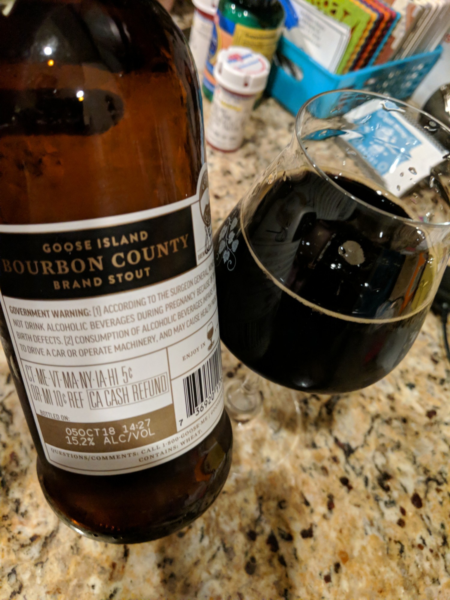 Bourbon County Brand Stout (2018) 15.2%