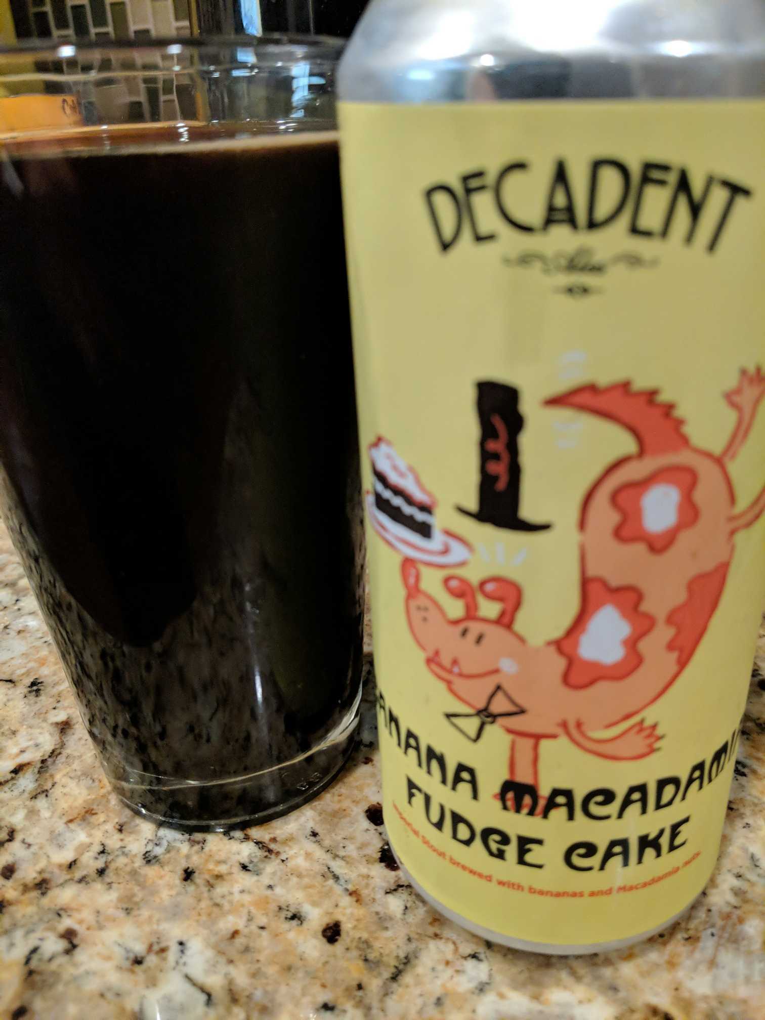 Banana Macadamia Fudge Cake