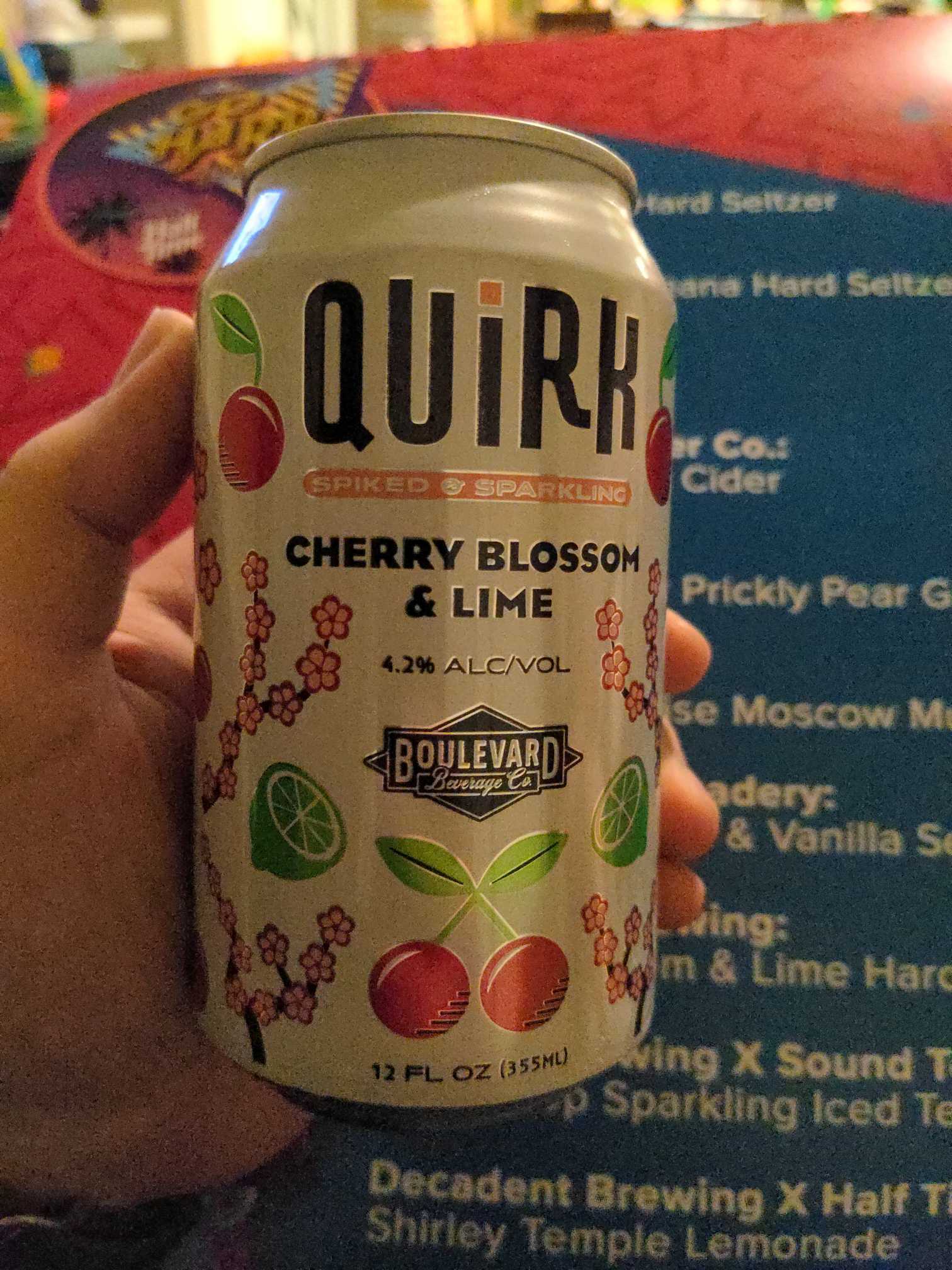 Quirk Cherry Blossom & Lime